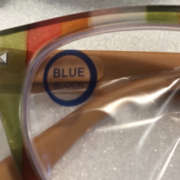 NWT Hummingbird Blue Light Blocking Readers +3.50 Orange/Peach/Green/Blue - Picture 6 of 8
